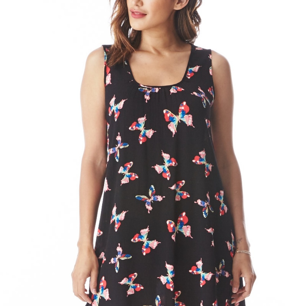 BUTTERFLY SLEEVELESS DRESS - Picture 4 of 6